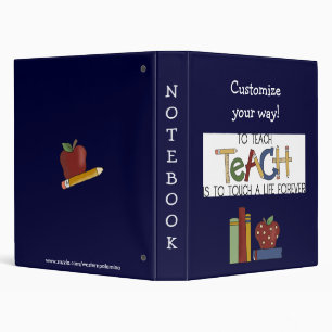 Fun Teacher's Notebook Avery Binder