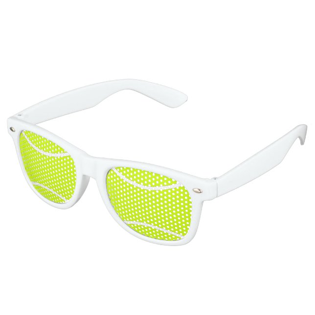 Fun Tennis Player Party Shades Sunglasses (Angled)