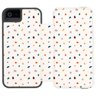 Fun Terrazzo Boho Print Incipio Watson™ iPhone 5 Wallet Case