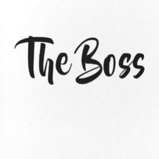 FUN THE BOSS ACCENT PILLOW