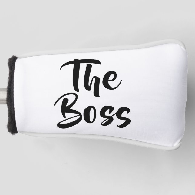 FUN, THE BOSS  GOLF HEAD COVER (Front)