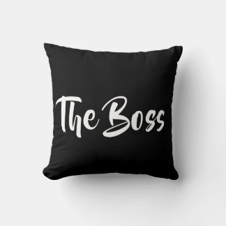 FUN THE BOSS THROW PILLOW
