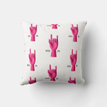 Fun Throw Pillow. Rock on!