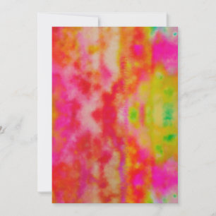 Fun Tie Dye Carte de remerciements
