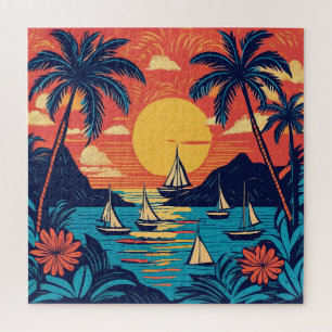 Fun time puzzle tropical