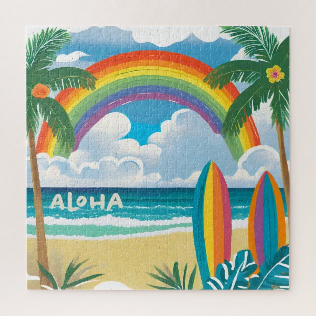 Fun time puzzle tropical (Vertical)