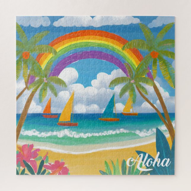 Fun time tropical puzzle (Vertical)