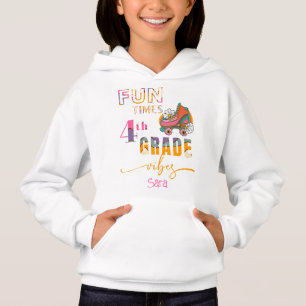 Fun Times 4th Grade Vibes Girls Cute Retro
