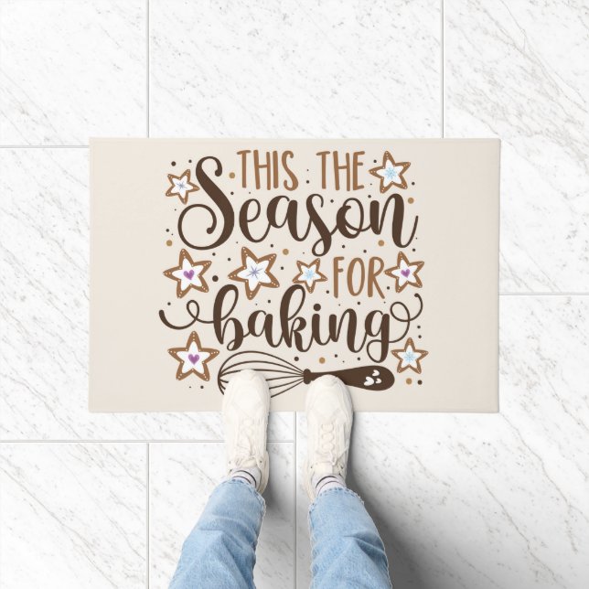 Fun 'Tis the Season for Baking Design Doormat (Indoor)