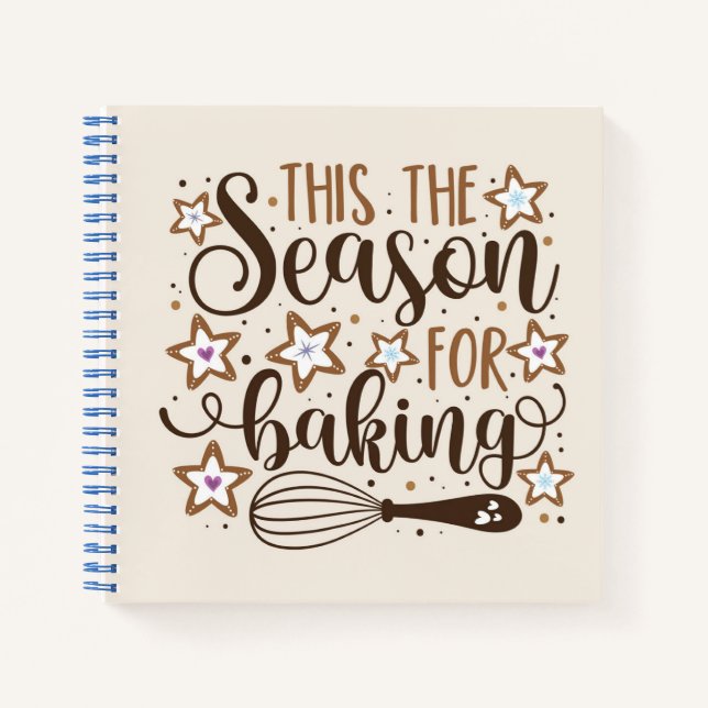 Fun 'Tis the Season for Baking Design Notebook (Front)