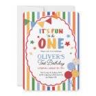 Fun to Be One: Colourful Stripes First Birthday Bo