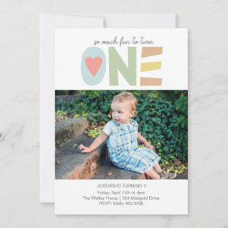 Fun to be One Invitation