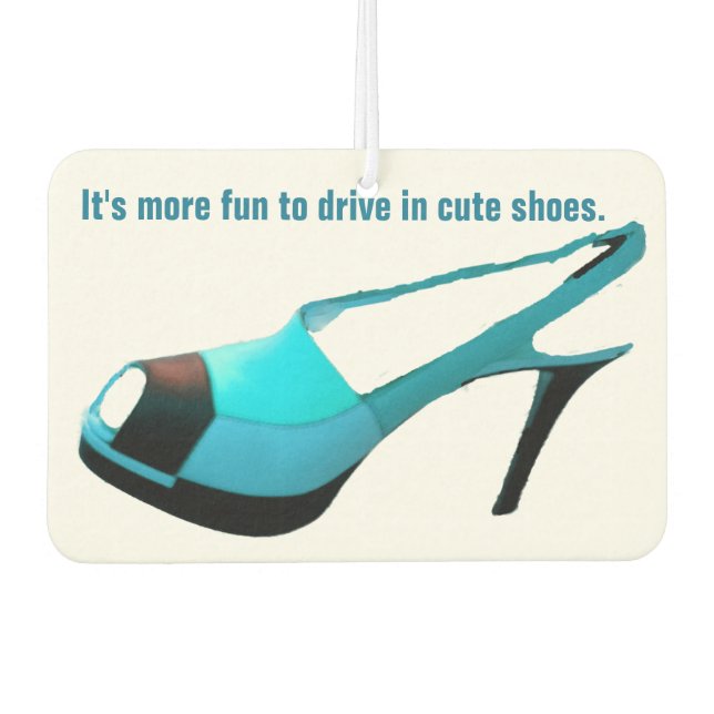 Fun to Drive in  High Heel Shoes Air Freshener (Front)