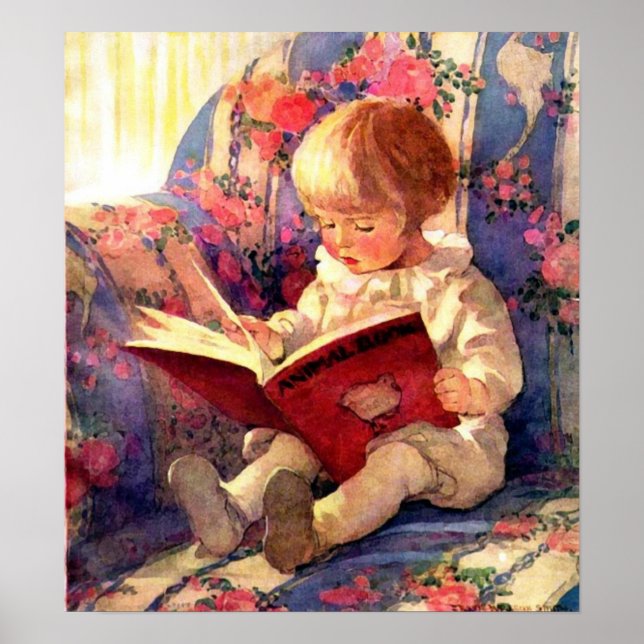 Fun to Read Vintage Canvas Print (Front)