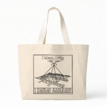 Fun tote bag - drone