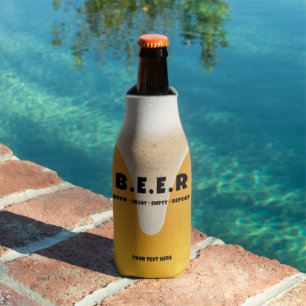 Fun Trendy Beer Quote Cooler Gift