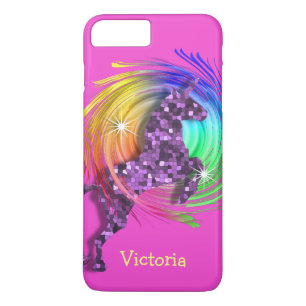 Fun Trendy Rainbow Unicorn Personalized Case-Mate iPhone Case