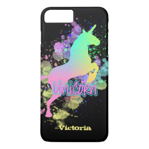Fun Trendy Rainbow Unicorn Personalized Case-Mate iPhone Case