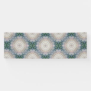 Fun Trippy Hippy Psychedelic Fractal Kaleidoscope Banner
