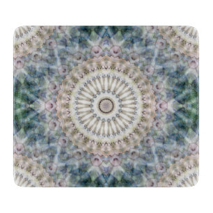Fun Trippy Hippy Psychedelic Fractal Kaleidoscope Cutting Board