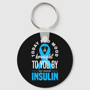 Fun Type One Diabetes T1d Warrior Fun Diabetes Keychain