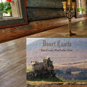 Fun, Unique Scottish Maclean Clan's Duart Castle Jigsaw Puzzle