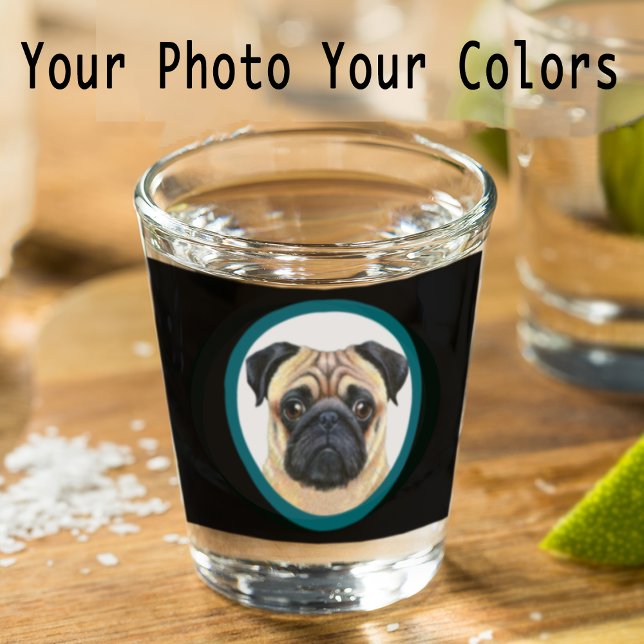 Fun Unique Stocking Stuffer Dog Pup Photo         Shot Glass (Creator Uploaded)