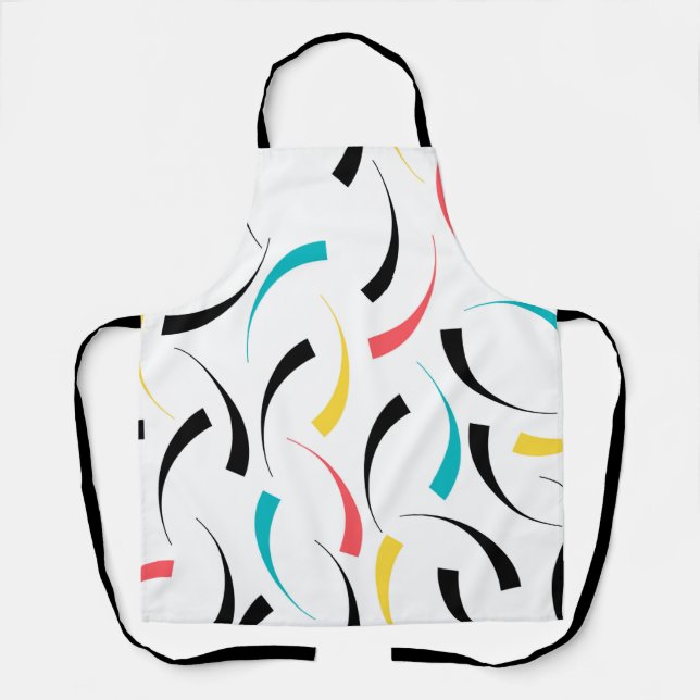Fun, urban, trendy celebration concept pattern apron (Front)