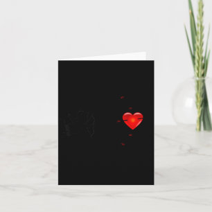 Fun Valentine's Day - Cud Heart &amp; Arrows Tee S Card