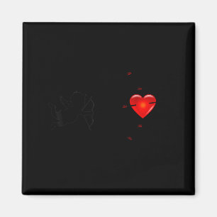 Fun Valentine's Day - Cud Heart &amp; Arrows Tee S Magnet