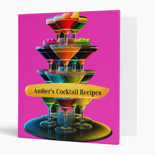 Fun Vibrant Pink Cocktail Recipe  Binder