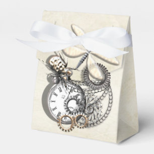 Fun Vintage Inspired Steam Punk Theme Favor Box