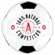 Fun Vintage Type Stylish Design Soccer Ball