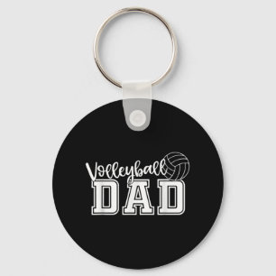 Fun Volleyball Dad Volleyball Father Player Lover  Keychain
