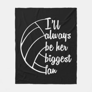 Fun Volleyball For Women Mom Dad Coach Volleyball Fleece Blanket