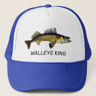 Fun "Walleye King" Trucker Hat