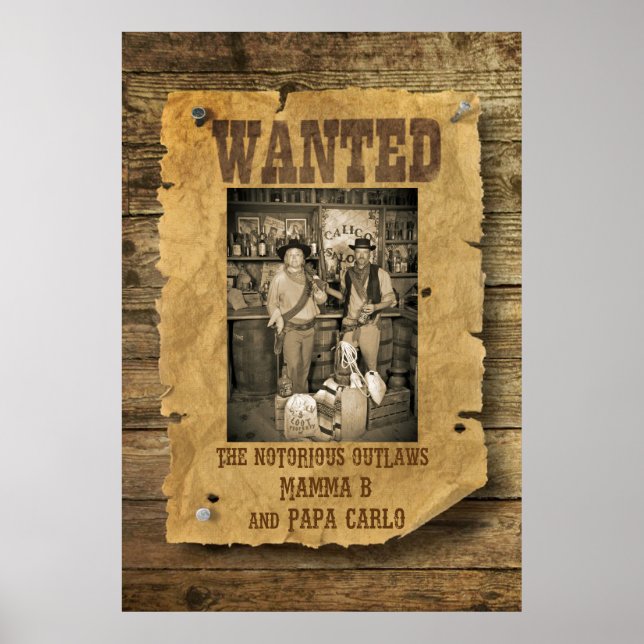 Fun Wanted Poster! Poster (Front)