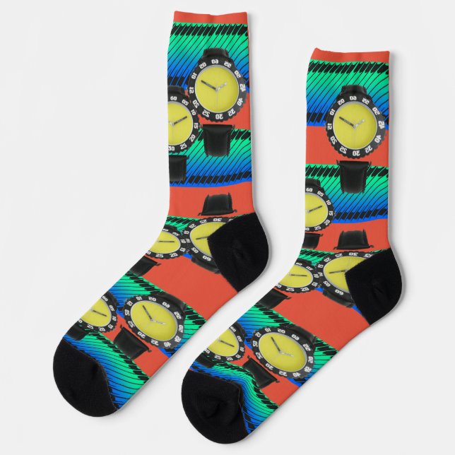 Fun Watch Socks (Left)