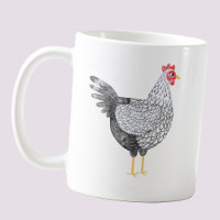 Fun Watercolor Wyandotte Chicken