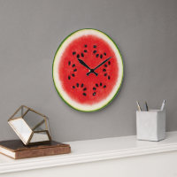 Fun Watermelon Red Summer Fruit Slice Motif