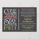 Fun wedding invitation design<br><div class="desc">Wedding party invitation,  but an be altered to engagement or anniversary party invitation. Text apart from quote is to be personalized.</div>