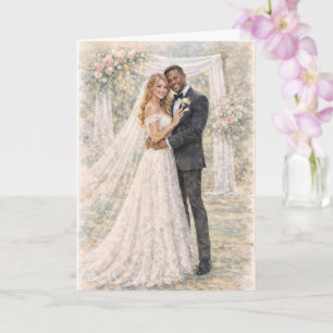 Fun Wedding Prayer Inspired by Ezekiel 25:17 Card