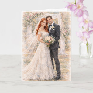 Fun Wedding Prayer Inspired by Ezekiel 25:17 Card