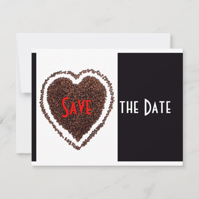 Fun Wedding Save the Date Bride and Groom RSVP Invitation (Front)