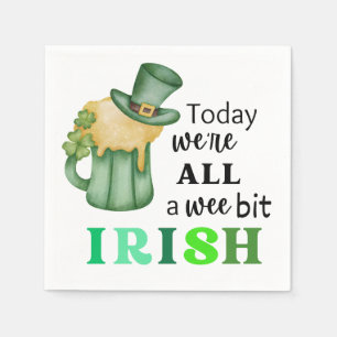 Fun Wee Bit Irish Cocktail Napkins