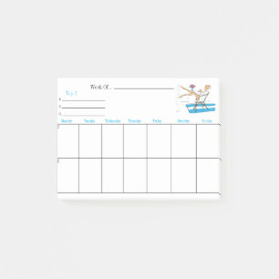 Fun Weekly Planner Post-It Notes