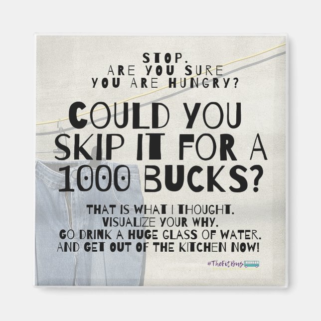 Fun Weight Loss Diet Magnet (Front)