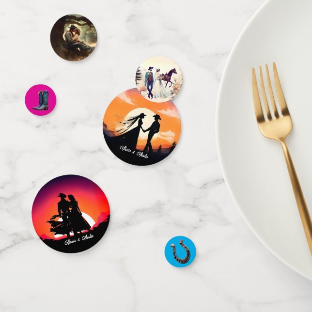 Fun Western Style  Confetti (Group)
