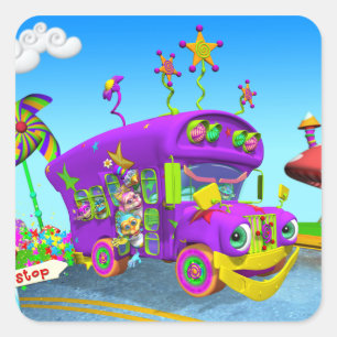 Fun Wheels On The Bus Stickers