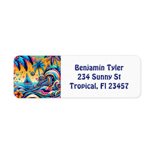 Fun Whimsic Psychedelic Voilier